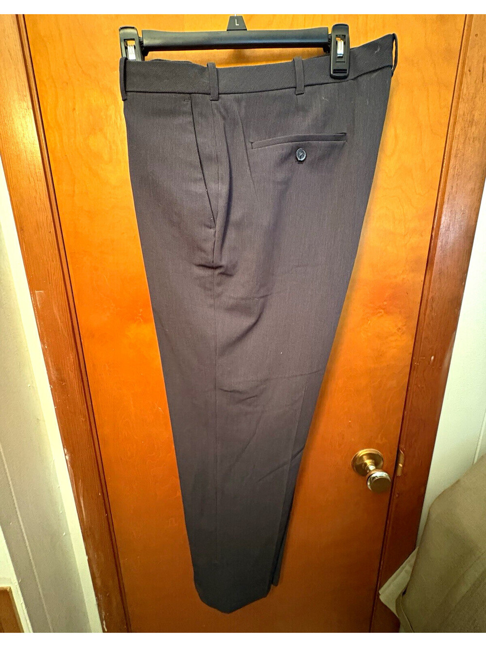 Van Heusen Men’s Dark Charcoal Dress Pants – Classic Business Formal